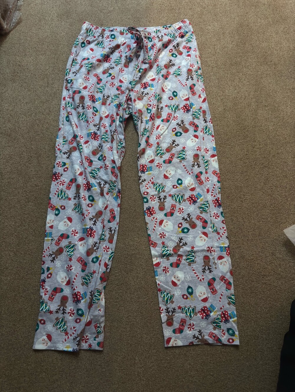 Cuddl Duds Festive Men's Medium  Pajama Pants